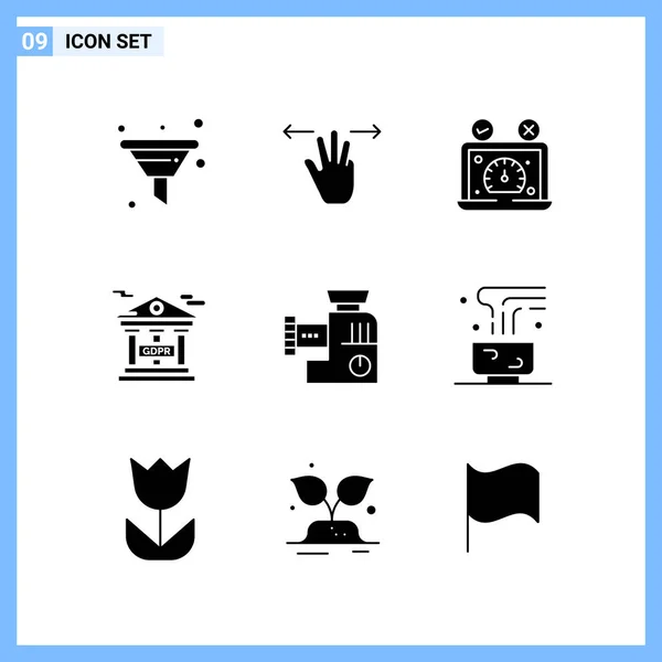 Conjunto Iconos Creativos Universales Simplemente Vector Ilustraciones Para Aplicaciones Web — Vector de stock