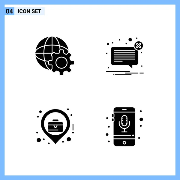 Conjunto de 16 iconos universales Vector de negocios — Archivo Imágenes Vectoriales