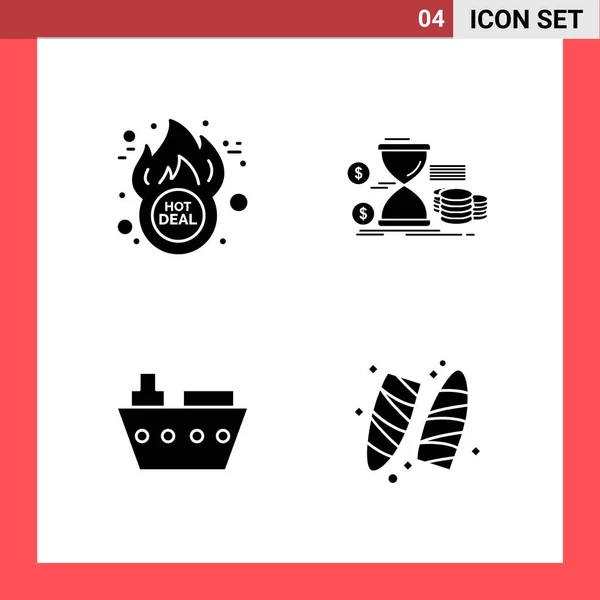 Conjunto Iconos Creativos Universales Simplemente Vector Ilustraciones Para Aplicaciones Web — Vector de stock