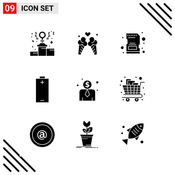 Set de 25 iconos de negocio universales Vector — Vector de stock