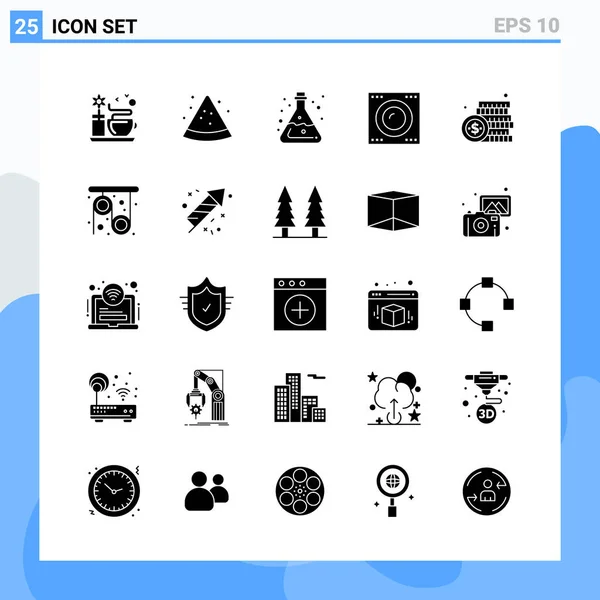 Conjunto Iconos Creativos Universales Simplemente Vector Ilustraciones Para Aplicaciones Web — Vector de stock