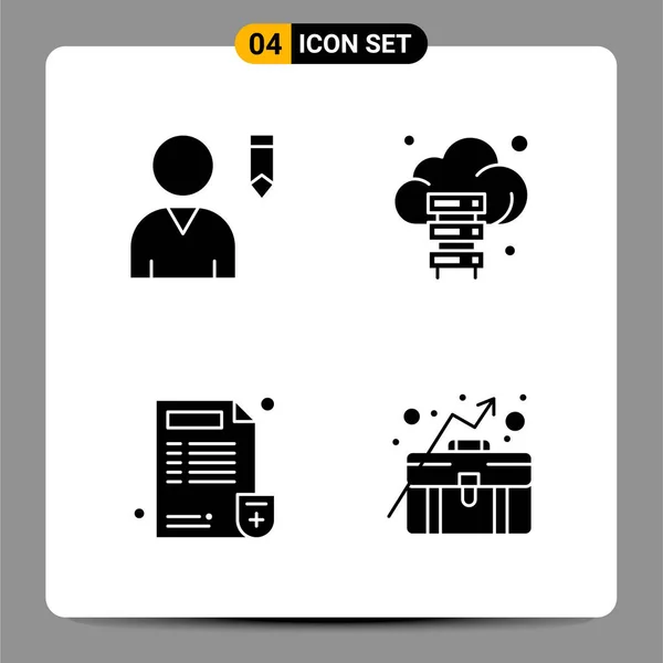 Set Dari Ikon Kreatif Universal Cukup Ilustrasi Vektor Untuk Aplikasi - Stok Vektor