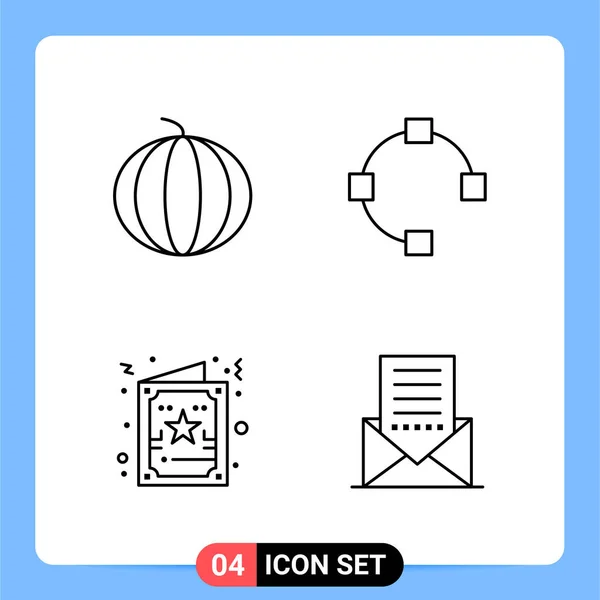 Set of 25 Universal Business Icons Vector — Stock Vector