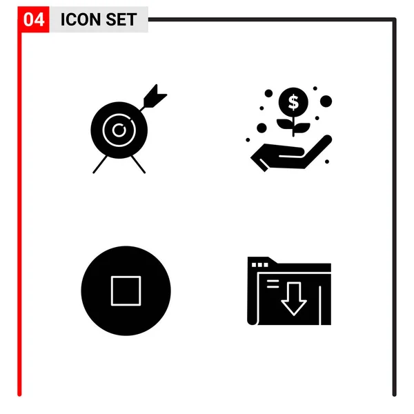 Set Universeller Kreativer Symbole Einfach Vektorillustrationen Für Web Und Mobile — Stockvektor