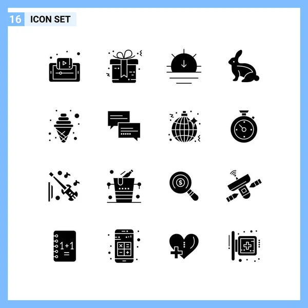 Conjunto Iconos Creativos Universales Simplemente Vector Ilustraciones Para Aplicaciones Web — Vector de stock