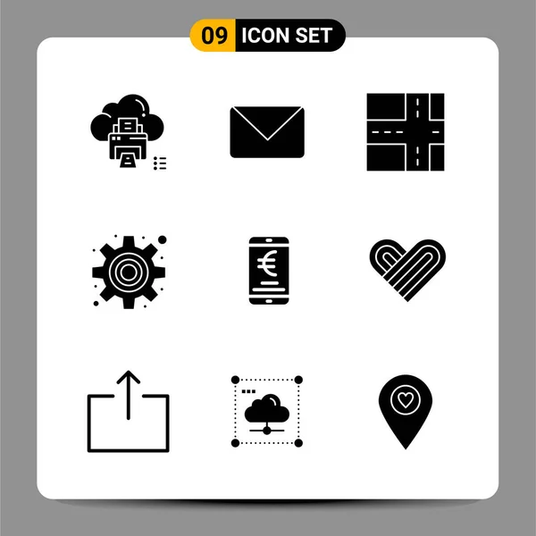 Set Universal Creative Icons Simply Vector Illustrations Web Mobile Apps — Stock Vector