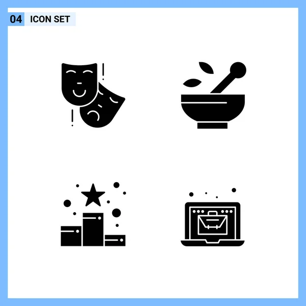 Conjunto Iconos Creativos Universales Simplemente Vector Ilustraciones Para Aplicaciones Web — Vector de stock