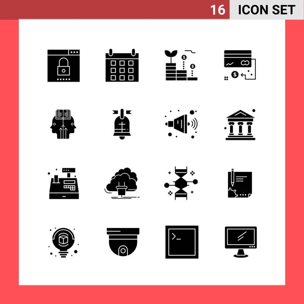 Conjunto Iconos Creativos Universales Simplemente Vector Ilustraciones Para Aplicaciones Web — Vector de stock