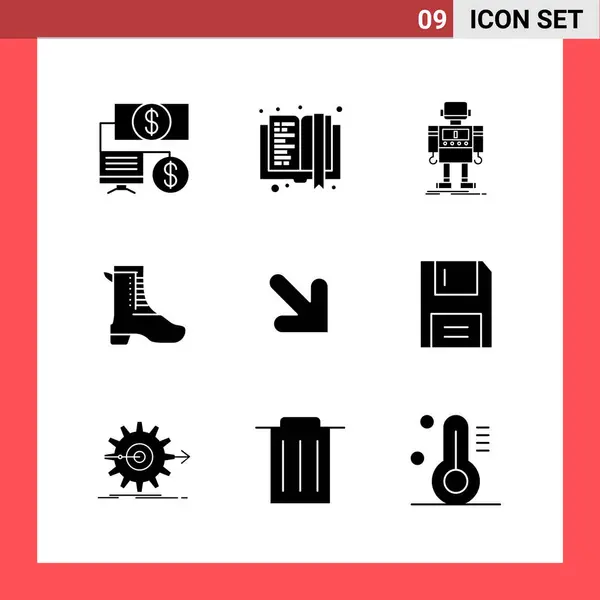 Conjunto Iconos Creativos Universales Simplemente Vector Ilustraciones Para Aplicaciones Web — Vector de stock