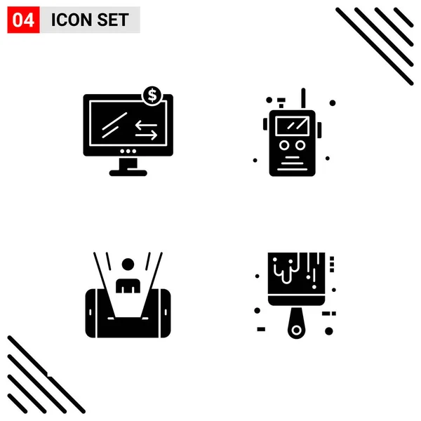 Set Dari Ikon Kreatif Universal Cukup Ilustrasi Vektor Untuk Aplikasi - Stok Vektor