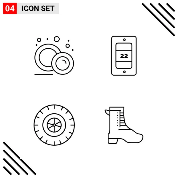 Set of 25 Universal Business Icons Vector — Stock Vector