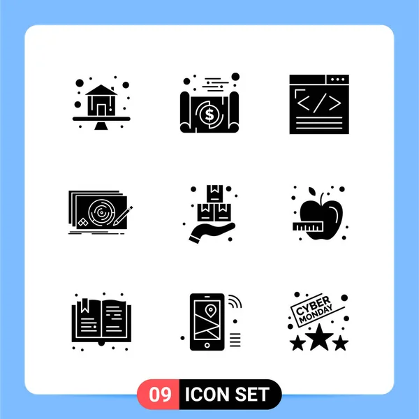 Set Universal Creative Icons Simply Vector Illustrations Web Mobile Apps — Stock Vector