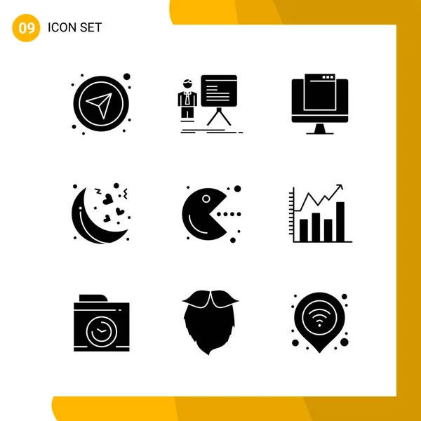 Set Universal Creative Icons Simply Vector Illustrations Web Mobile Apps — Stock Vector