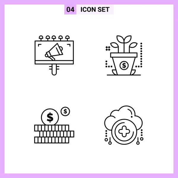 Set van 25 Universele Business Iconen Vector — Stockvector