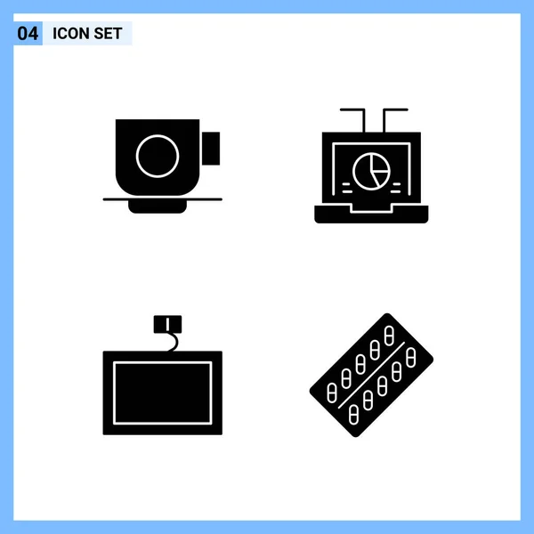 Set Universal Creative Icons Simply Vector Illustrations Web Mobile Apps — Stock Vector