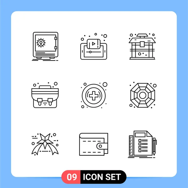 Σύνολο 25 Universal Business Icons Vector — Διανυσματικό Αρχείο