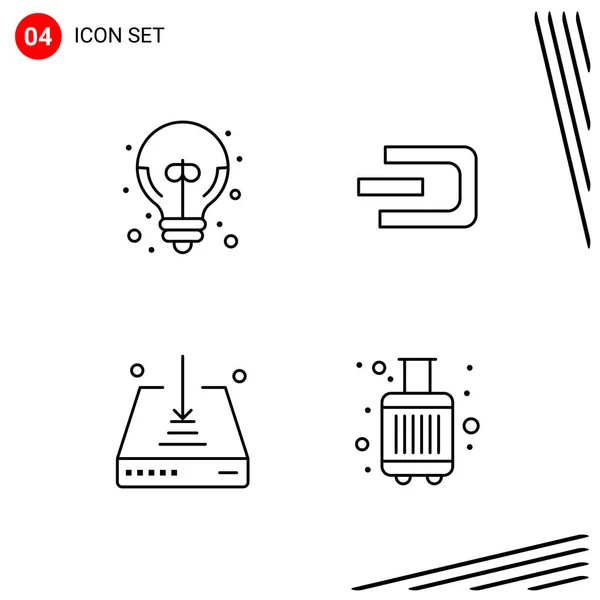 Set of 25 Universal Business Icons Vector — Stock Vector