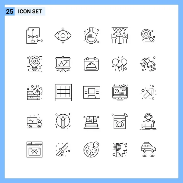 Set Universal Creative Icons Simply Vector Illustrations Web Mobile Apps — Stock Vector