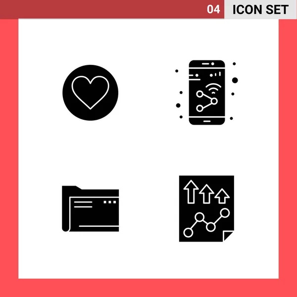 Conjunto Iconos Creativos Universales Simplemente Vector Ilustraciones Para Aplicaciones Web — Vector de stock