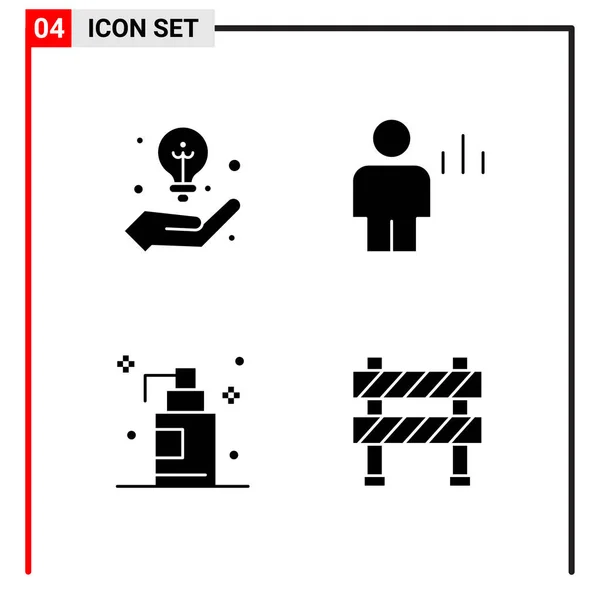 Set Universeller Kreativer Symbole Einfach Vektorillustrationen Für Web Und Mobile — Stockvektor