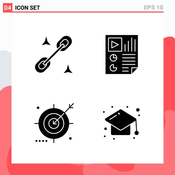 Conjunto de 16 iconos universales Vector de negocios — Archivo Imágenes Vectoriales