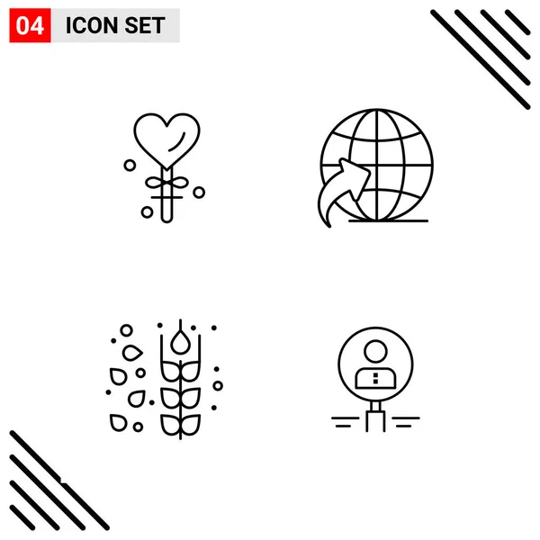 Set Universal Creative Icons Simply Vector Illustrations Web Mobile Apps — Stock Vector