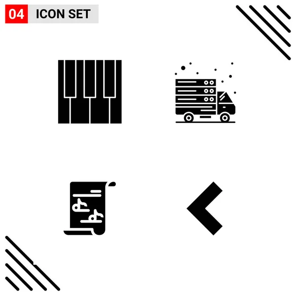 Set Universal Creative Icons Simply Vector Illustrations Web Mobile Apps — Stock Vector