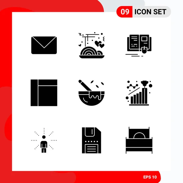 Set de 25 iconos de negocio universales Vector — Vector de stock