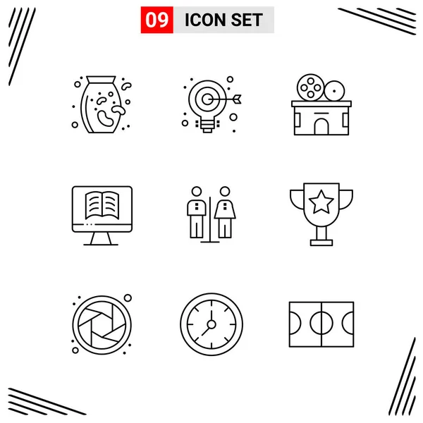 Set de 25 iconos de negocio universales Vector — Vector de stock