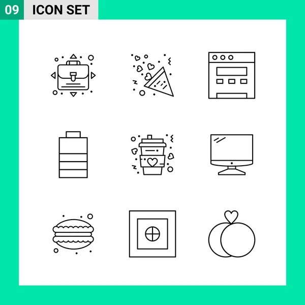 Set de 25 iconos de negocio universales Vector — Archivo Imágenes Vectoriales