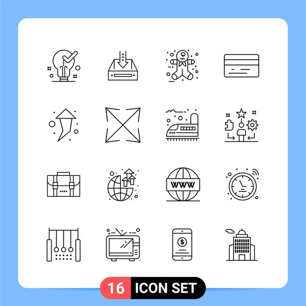 Conjunto Iconos Creativos Universales Simplemente Vector Ilustraciones Para Aplicaciones Web — Vector de stock