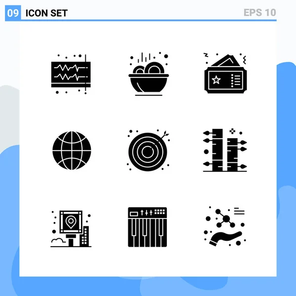 Set Universal Creative Icons Simply Vector Illustrations Web Mobile Apps — Stock Vector