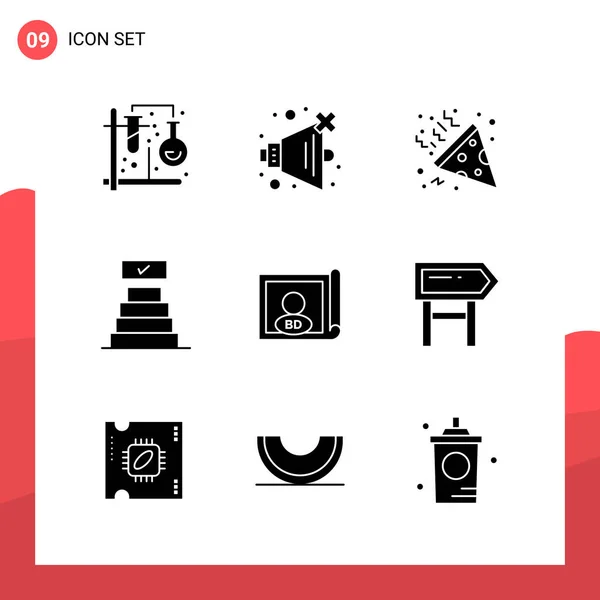 Set Universal Creative Icons Simply Vector Illustrations Web Mobile Apps — Stock Vector