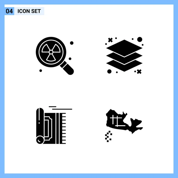 Conjunto Iconos Creativos Universales Simplemente Vector Ilustraciones Para Aplicaciones Web — Vector de stock