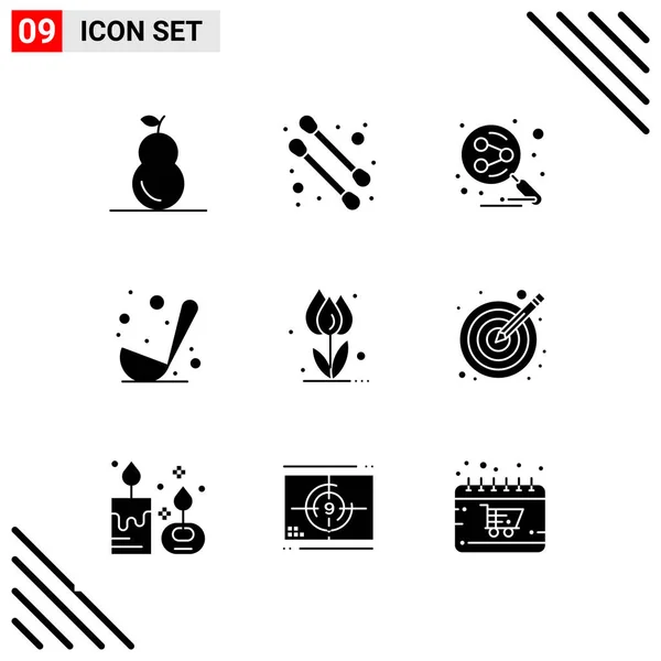 Conjunto Iconos Creativos Universales Simplemente Vector Ilustraciones Para Aplicaciones Web — Vector de stock