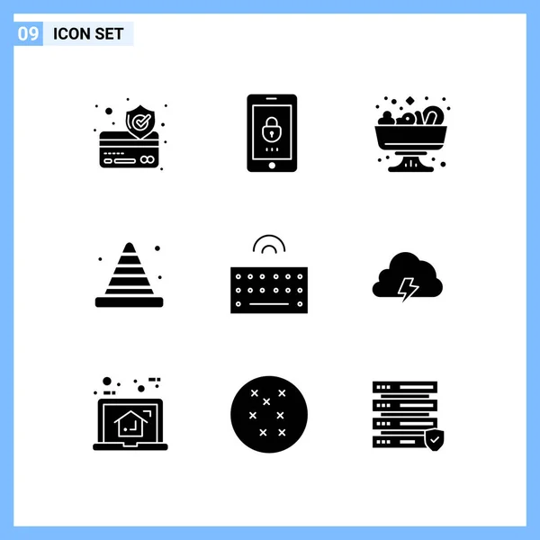 Set Universal Creative Icons Simply Vector Illustrations Web Mobile Apps — Stock Vector