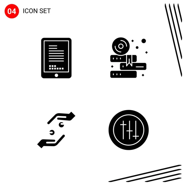 Conjunto Iconos Creativos Universales Simplemente Vector Ilustraciones Para Aplicaciones Web — Vector de stock