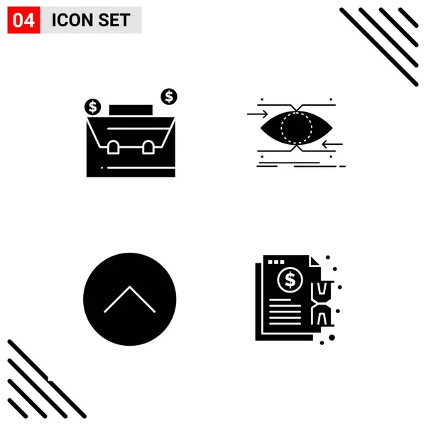 Conjunto Iconos Creativos Universales Simplemente Vector Ilustraciones Para Aplicaciones Web — Vector de stock