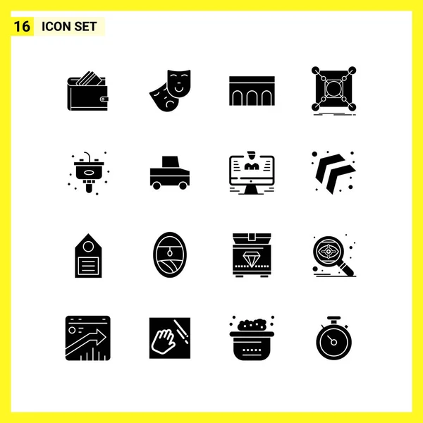 Set Universal Creative Icons Simply Vector Illustrations Web Mobile Apps — Stock Vector