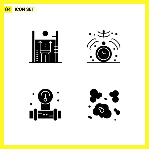 Conjunto Iconos Creativos Universales Simplemente Vector Ilustraciones Para Aplicaciones Web — Vector de stock