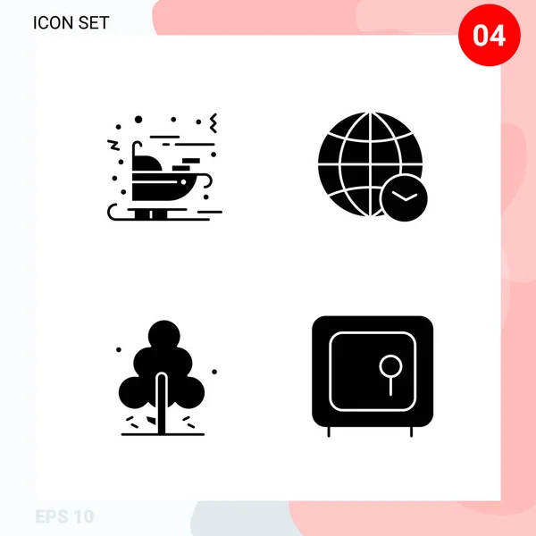 Conjunto Iconos Creativos Universales Ilustración Vectorial — Vector de stock