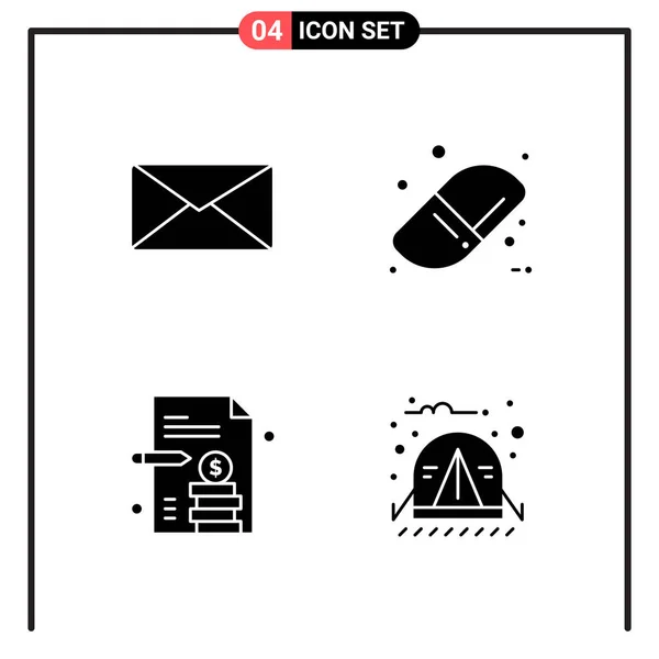 Conjunto Iconos Creativos Universales Simplemente Vector Ilustraciones Para Aplicaciones Web — Vector de stock