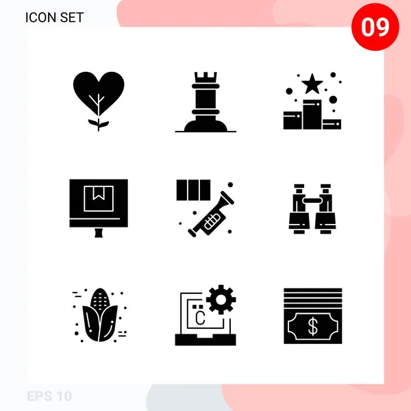 Conjunto Iconos Creativos Universales Simplemente Vector Ilustraciones Para Aplicaciones Web — Vector de stock