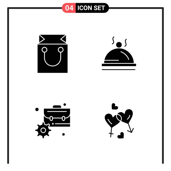 Conjunto Iconos Creativos Universales Simplemente Vector Ilustraciones Para Aplicaciones Web — Vector de stock