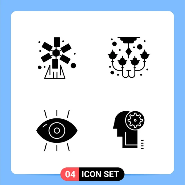 Set Universal Creative Icons Simply Vector Illustrations Web Mobile Apps — Stock Vector