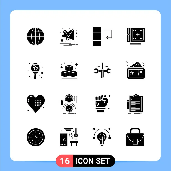 Conjunto Iconos Creativos Universales Simplemente Vector Ilustraciones Para Aplicaciones Web — Vector de stock