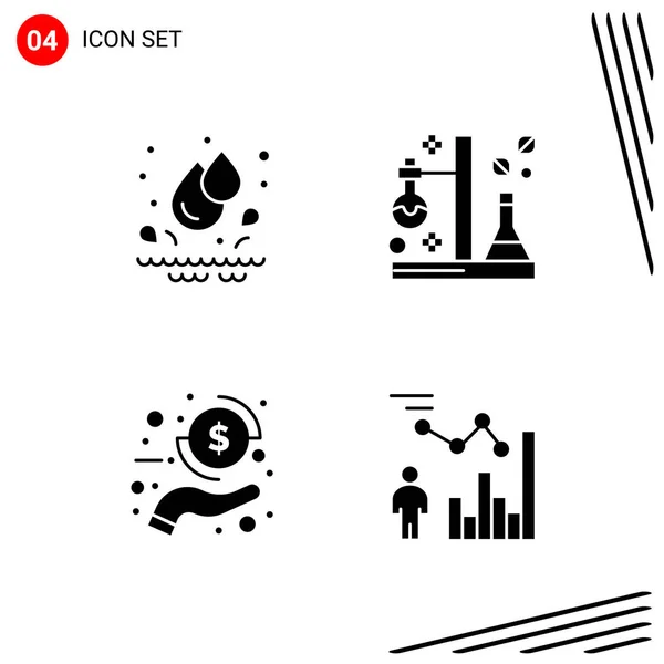 Conjunto Iconos Creativos Universales Simplemente Vector Ilustraciones Para Aplicaciones Web — Vector de stock