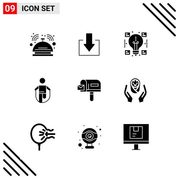 Conjunto Iconos Creativos Universales Simplemente Vector Ilustraciones Para Aplicaciones Web — Vector de stock