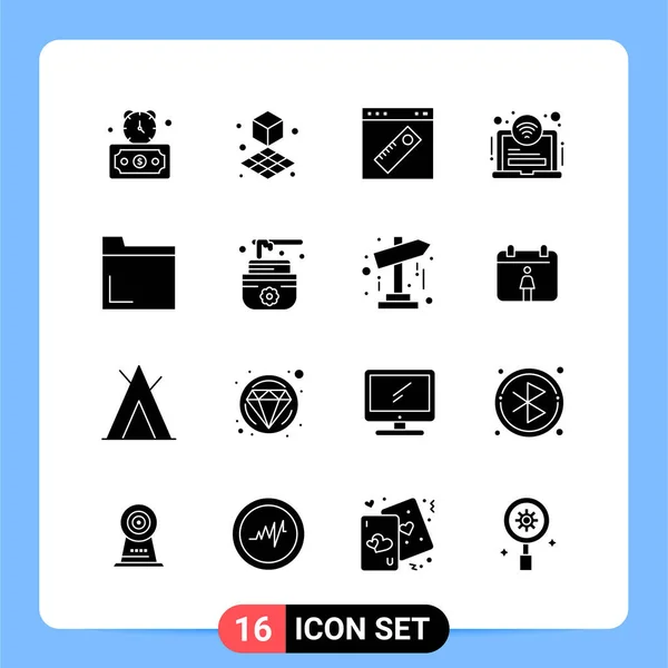 Set de 25 iconos de negocio universales Vector — Vector de stock