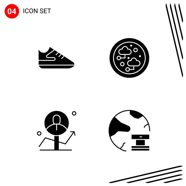 Conjunto Iconos Creativos Universales Simplemente Vector Ilustraciones Para Aplicaciones Web — Vector de stock